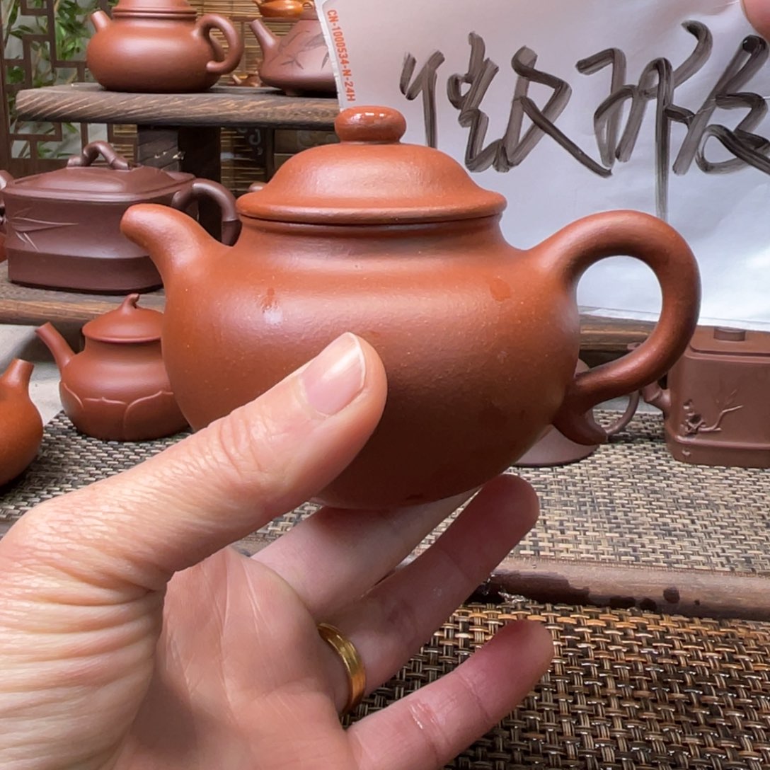 紫砂茶壶宜兴原矿紫砂手工制微瑕170