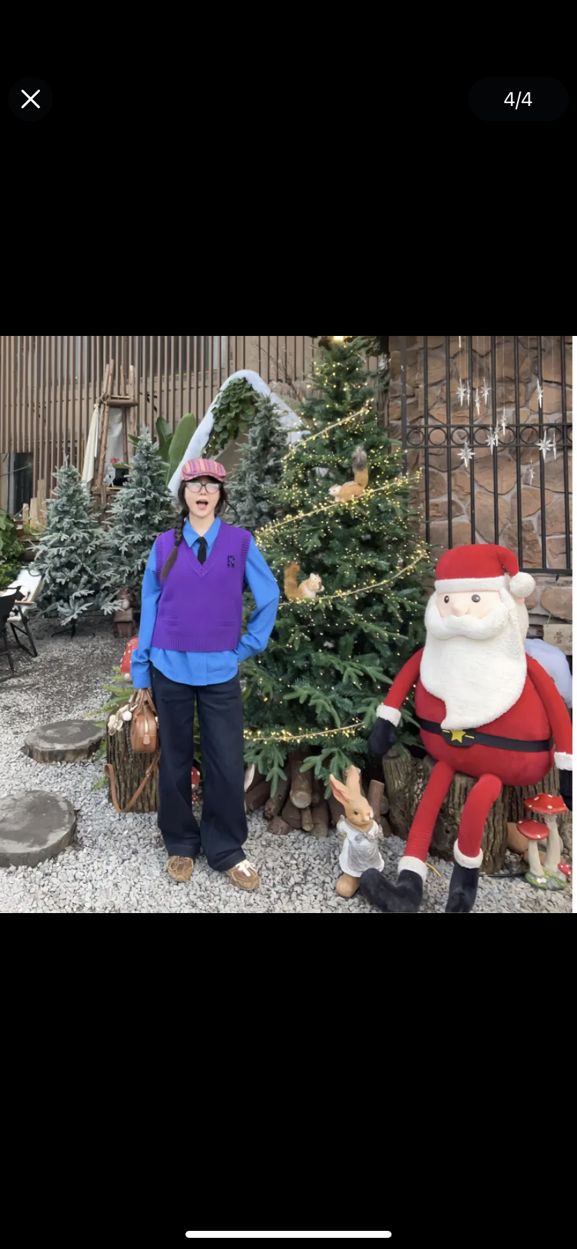 俪妍【LIVELY·YAN】24冬季新款针织马甲70241百搭网红通勤休闲时尚