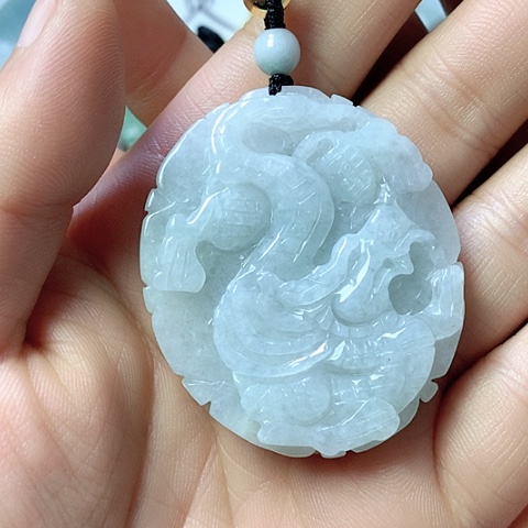 翡翠颈饰未镶嵌天然缅甸翡翠a货