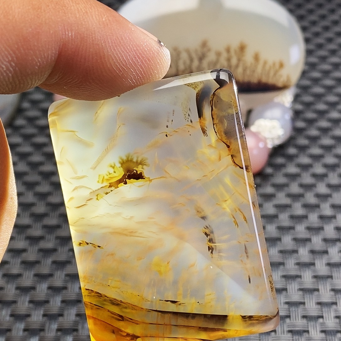 海***茉玛瑙/玉髓未镶嵌吊坠(不含链)