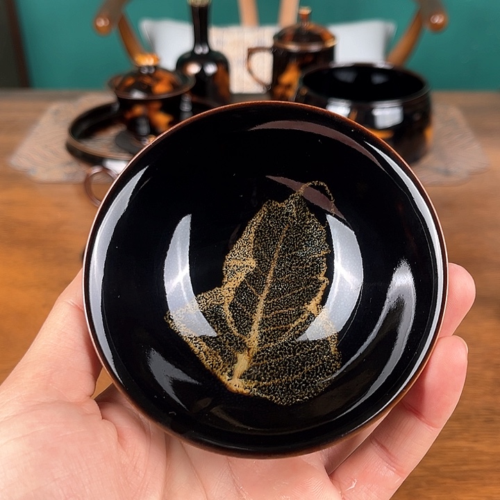 杯木叶天目优品菩提叶盏