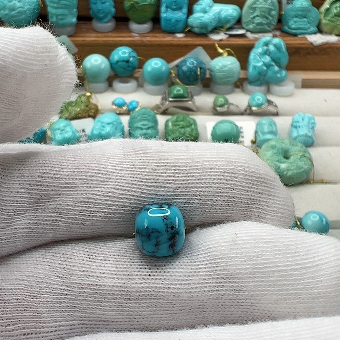 绿松石老型珠 未镶嵌