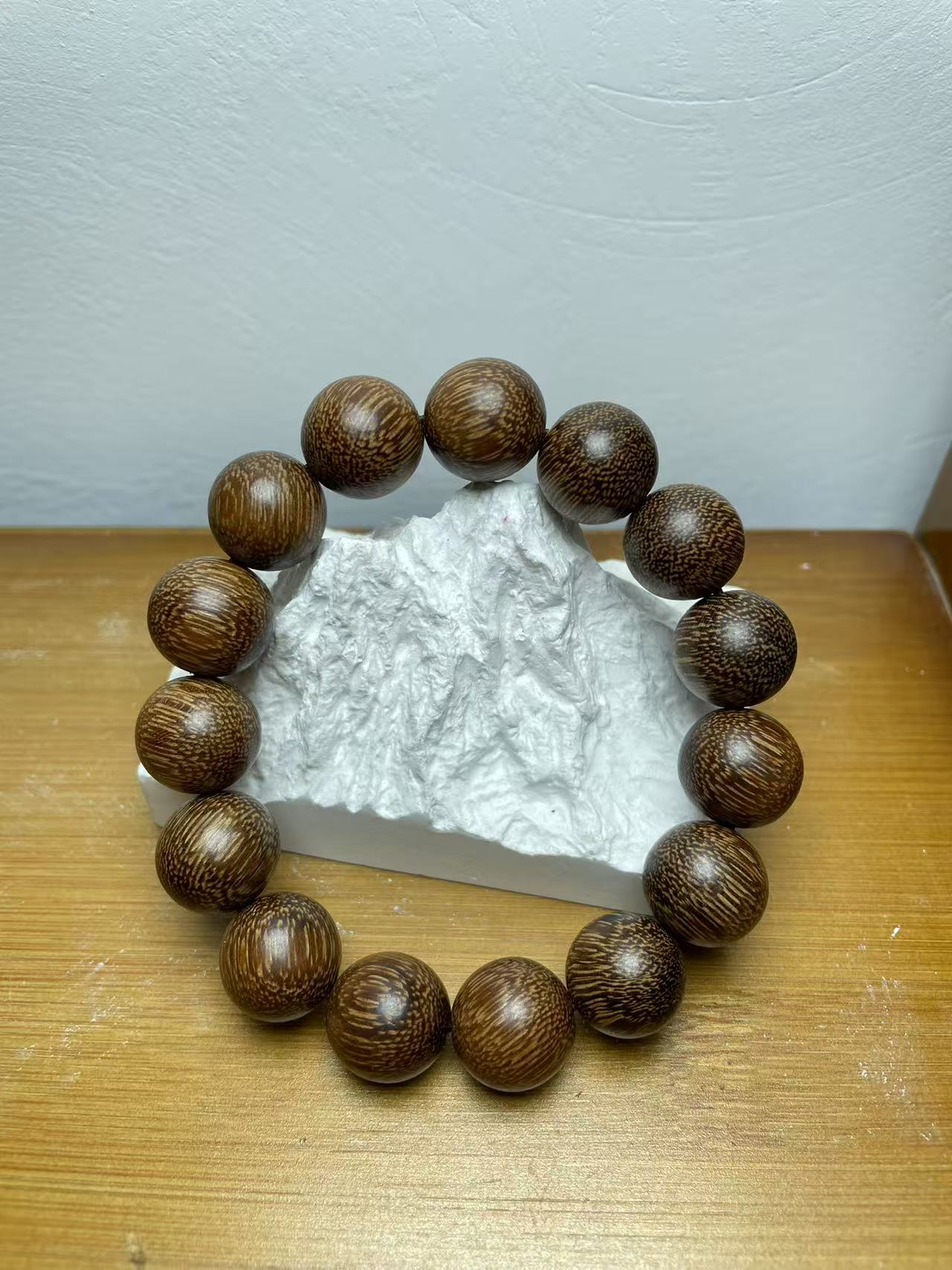 增香沉香木【秋哥】CX 单圈圆珠 手串1.5