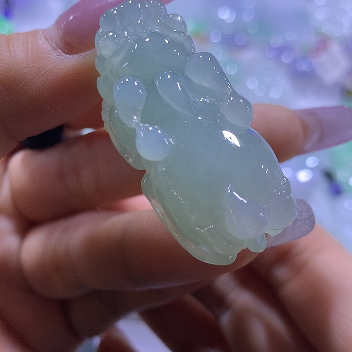 翡翠未镶嵌颈饰天然翡翠A货吊坠