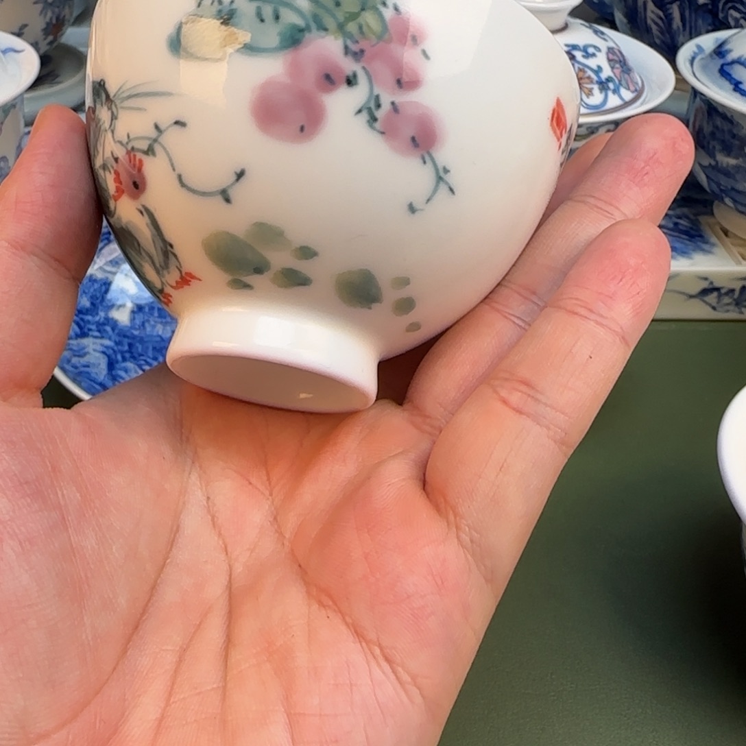 彦祖纯手工手绘茶具135