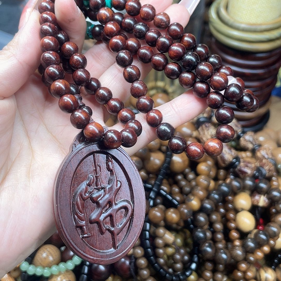 维腊木（绿檀）无事牌