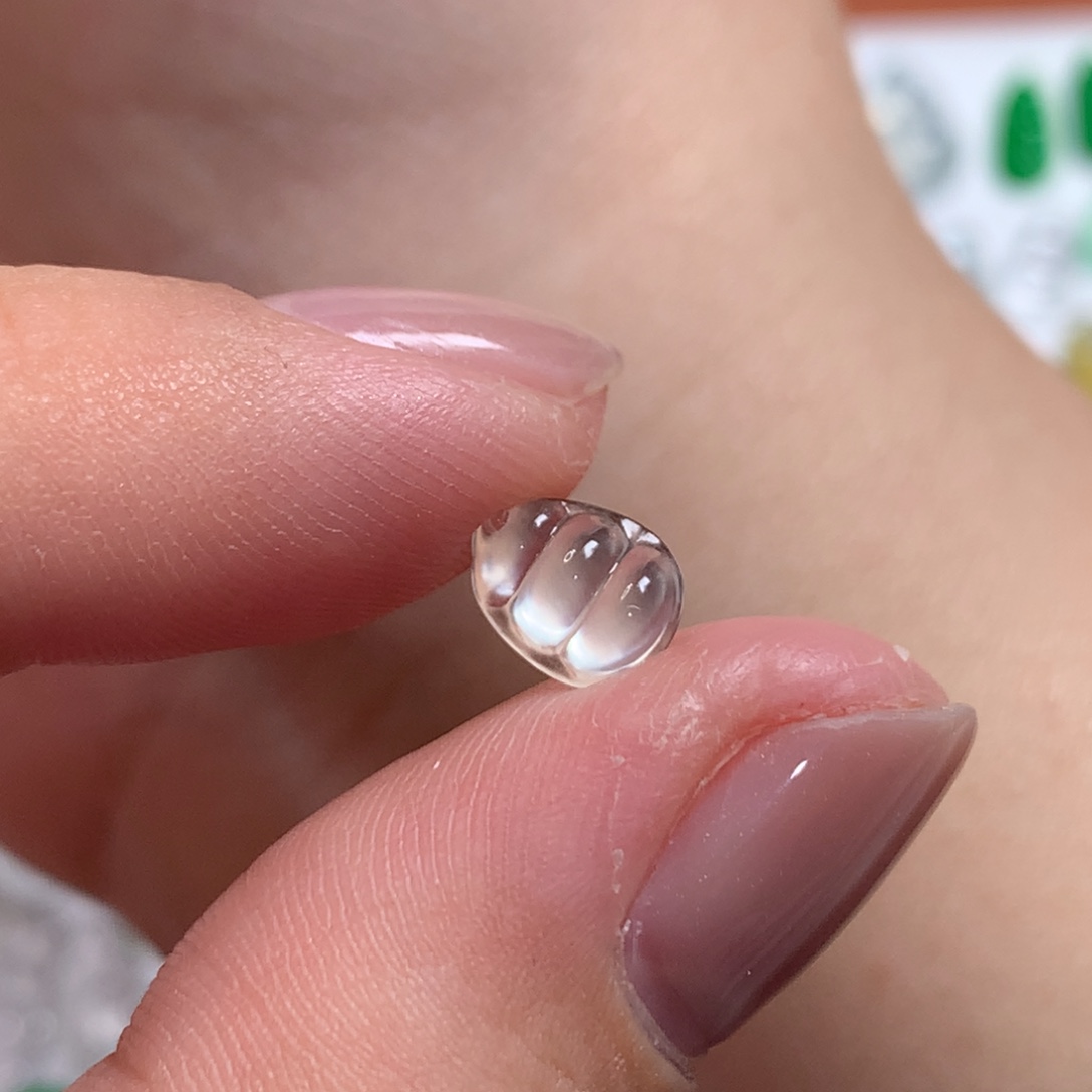 翡翠未镶嵌颈饰煤气罐豆子