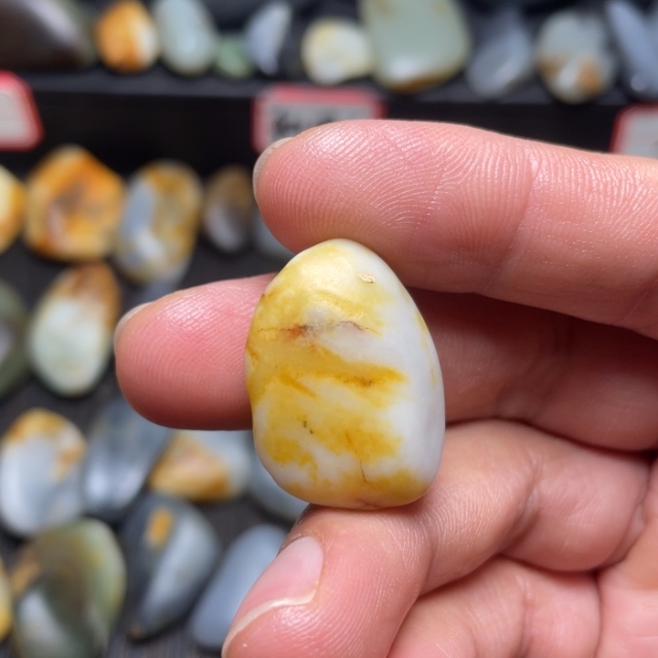 和田玉未镶嵌挂件23