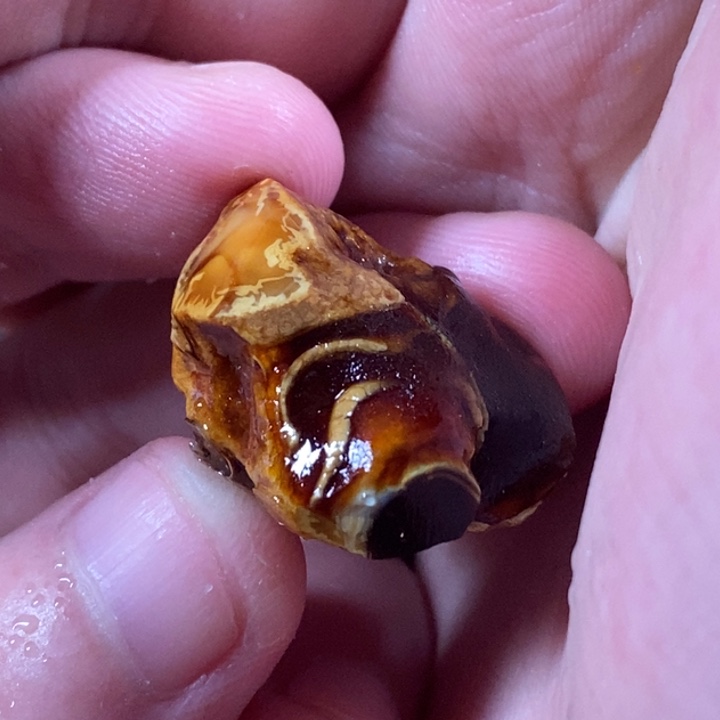 未镶嵌定制琥珀馬*青琥珀蜜蜡原石定制