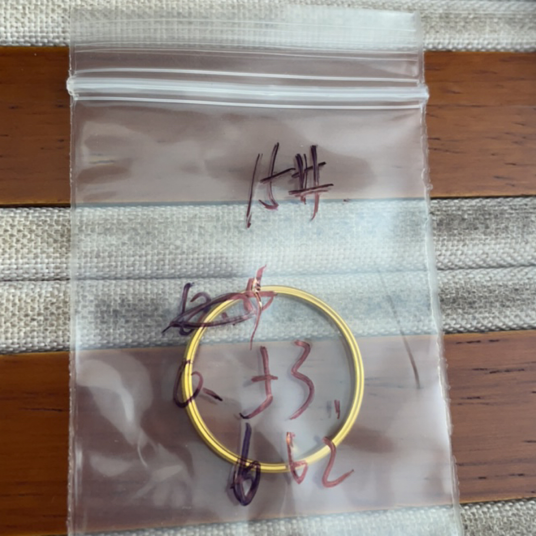 克重0.53 15号 猫眼戒指 足金999