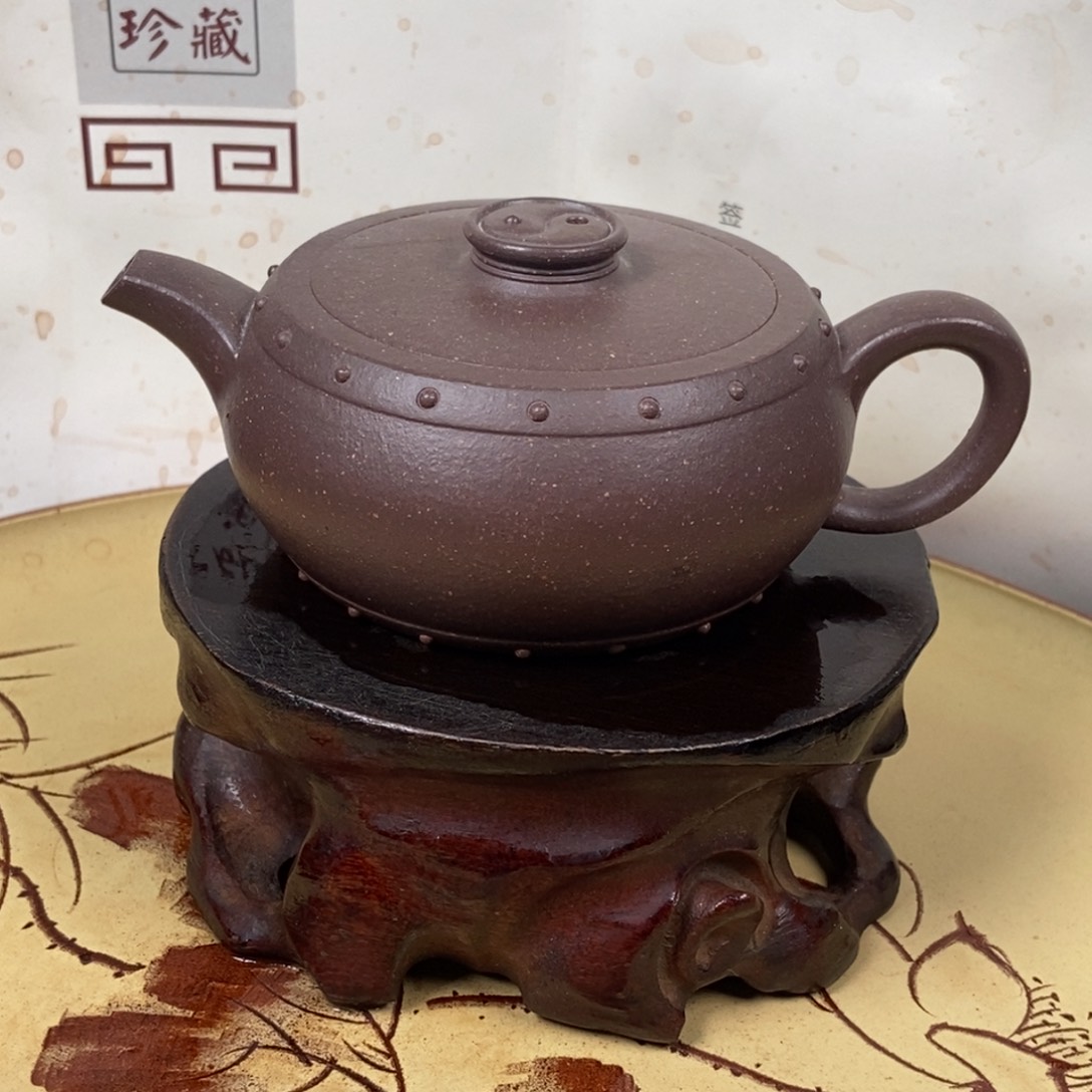 紫砂茶壶听**戏 容量宜兴紫砂壶