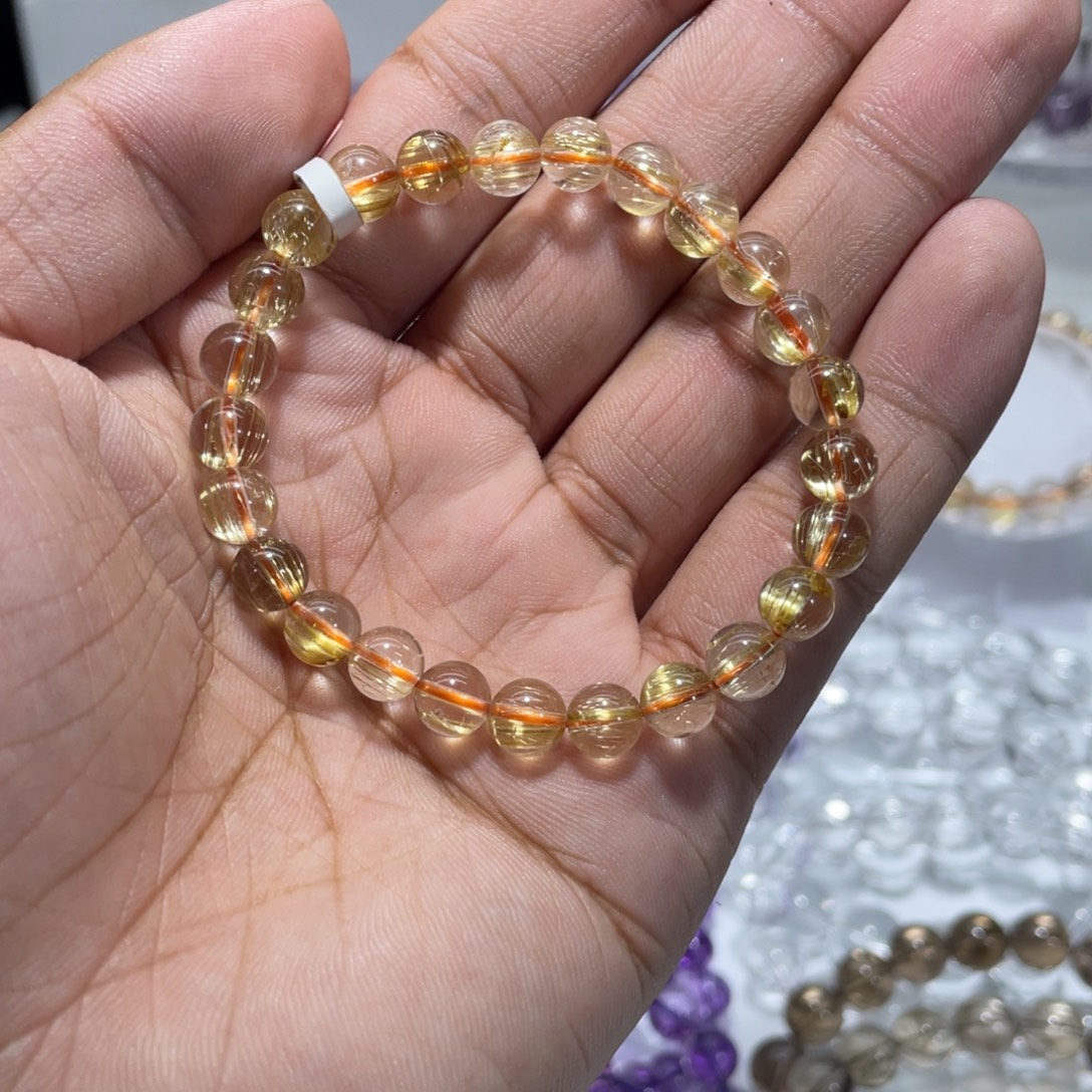 手链未镶嵌水晶钛晶