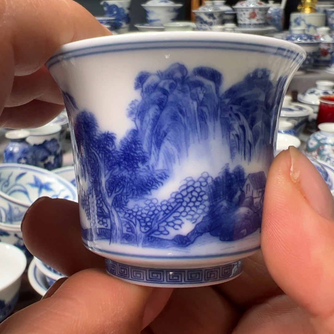 摆件景德镇青花陶瓷