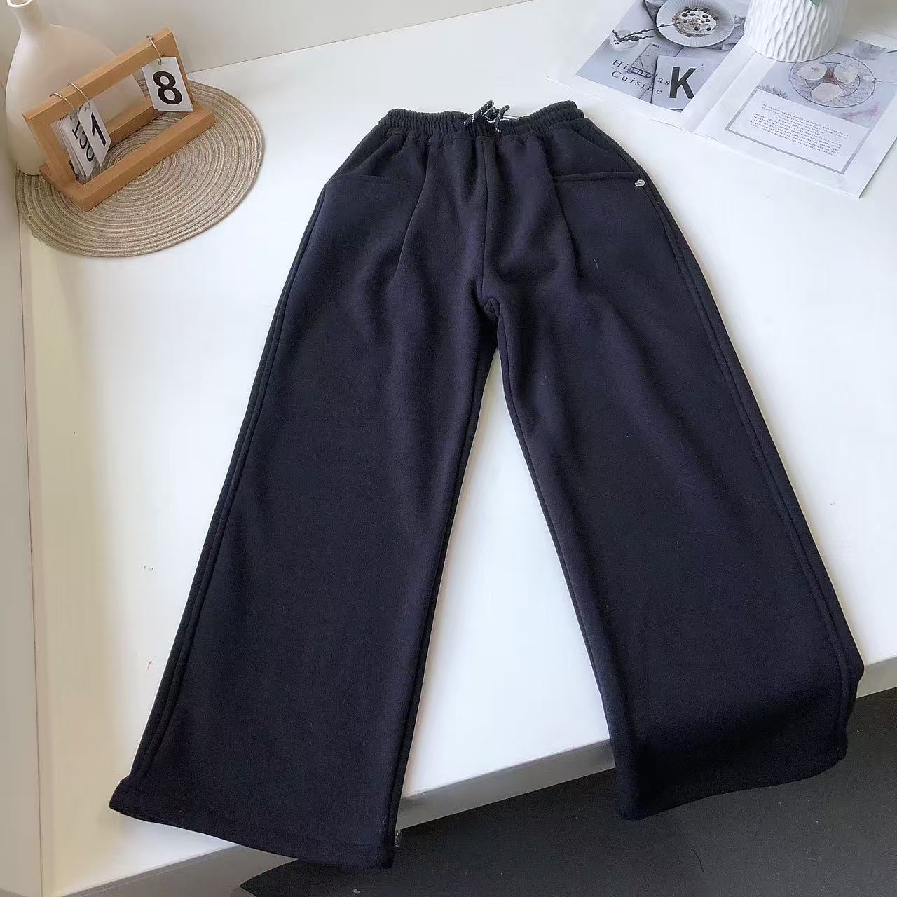 Q16可米儿童新款加绒糯米休闲裤25612