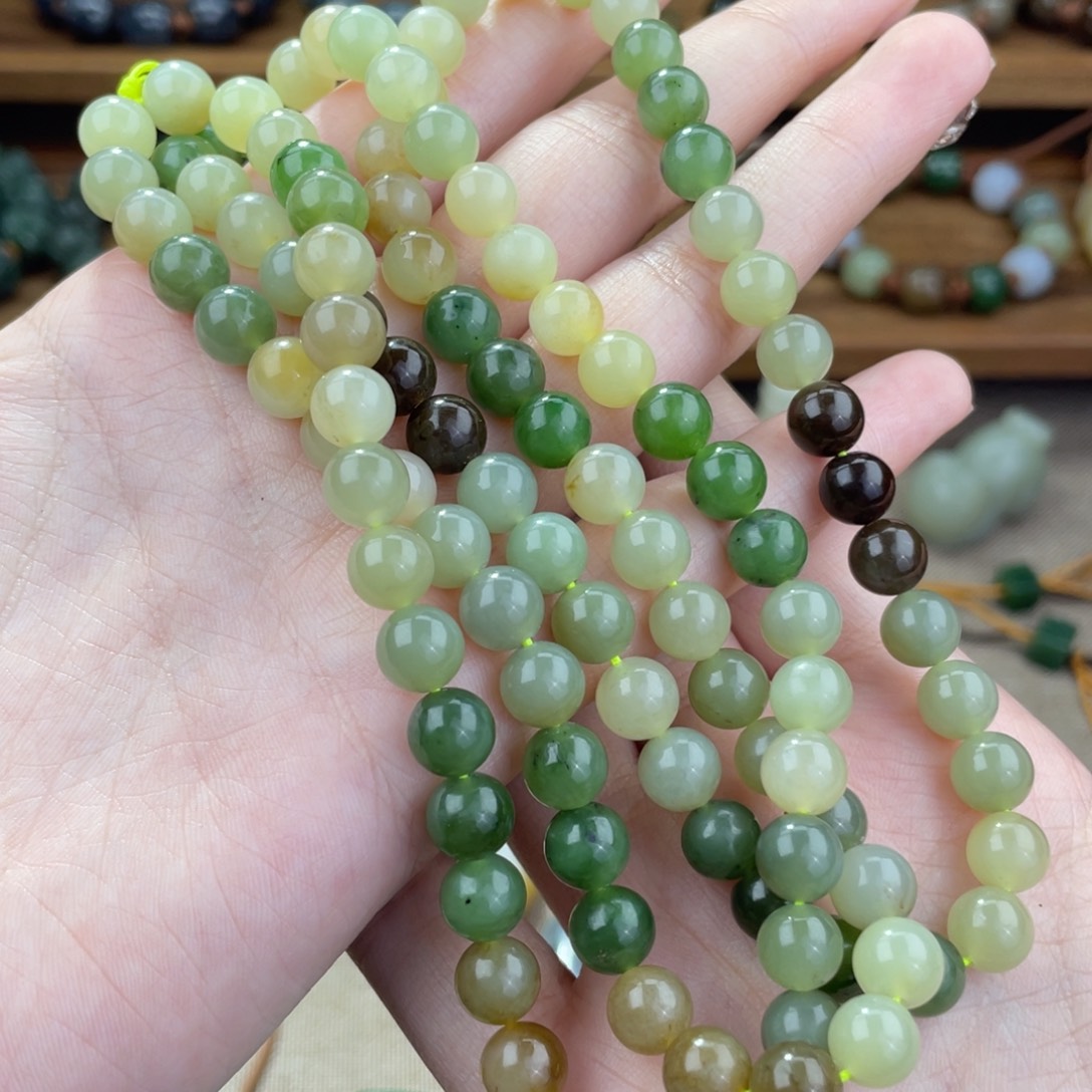 和田玉未镶嵌手链