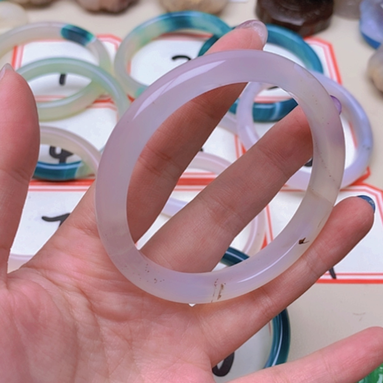 【闪购商品】未镶嵌玛瑙/玉髓珠宝半成品快**头