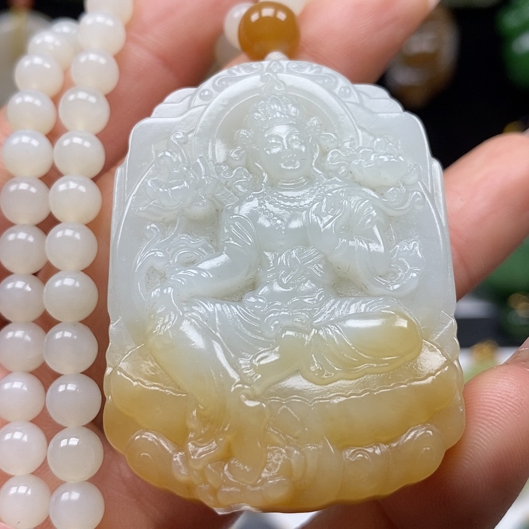 和田玉颈饰未镶嵌