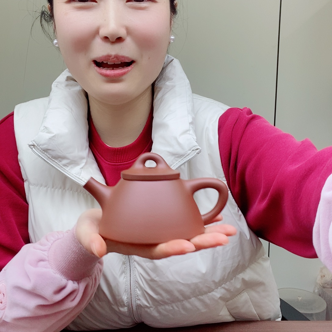 茶壶紫砂底槽青霸王石瓢容量170cc