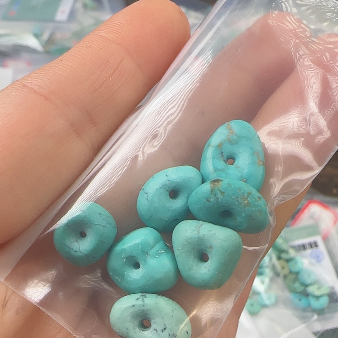 绿松石珠宝半成品未镶嵌