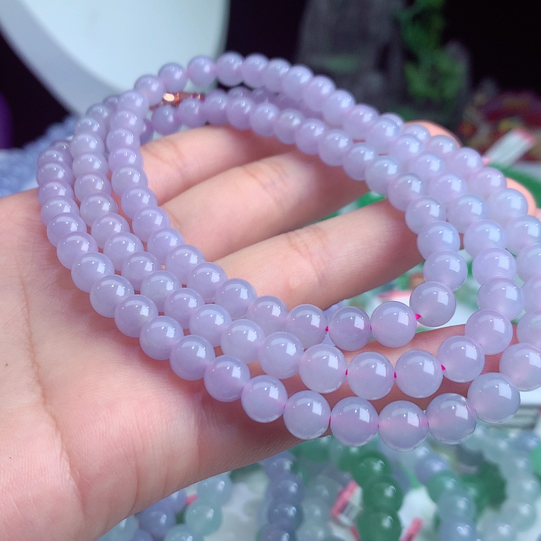 翡翠手链未镶嵌卡7