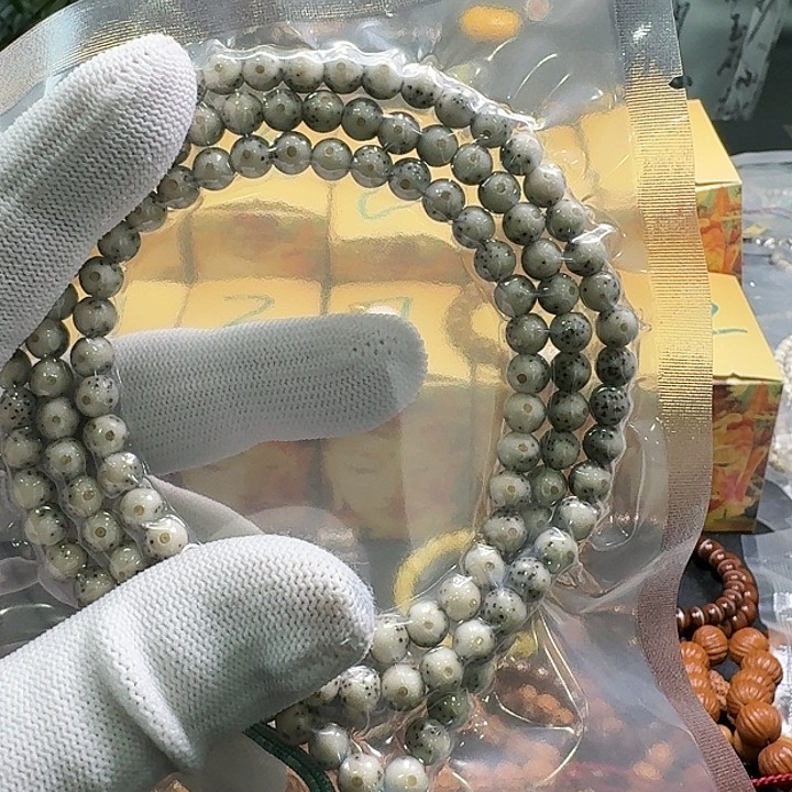 星月菩提吊坠哈*嗝108串