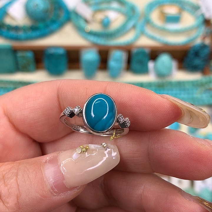 绿松石未镶嵌挂件