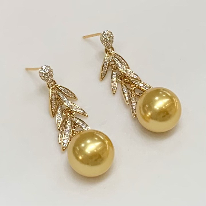PREPEARL/沛芮 非金属仿珍珠耳饰 时尚设计款耳环