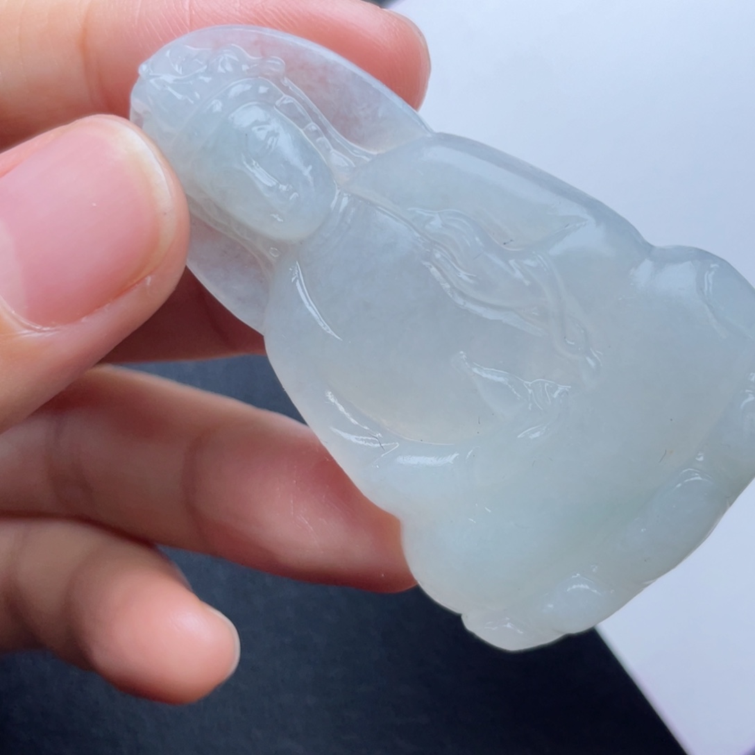 定制翡翠未镶嵌翡翠吊坠