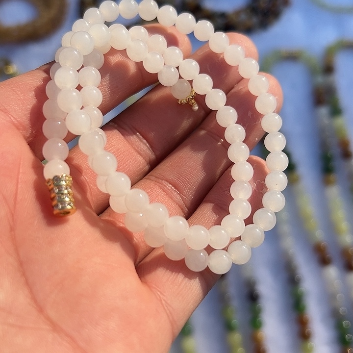 和田玉未镶嵌手串