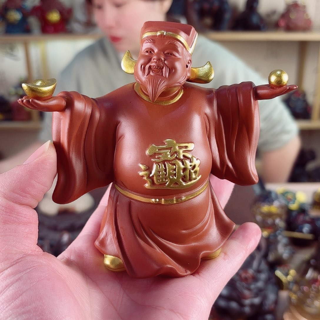 紫砂茶宠紫陶树脂茶宠摆件
