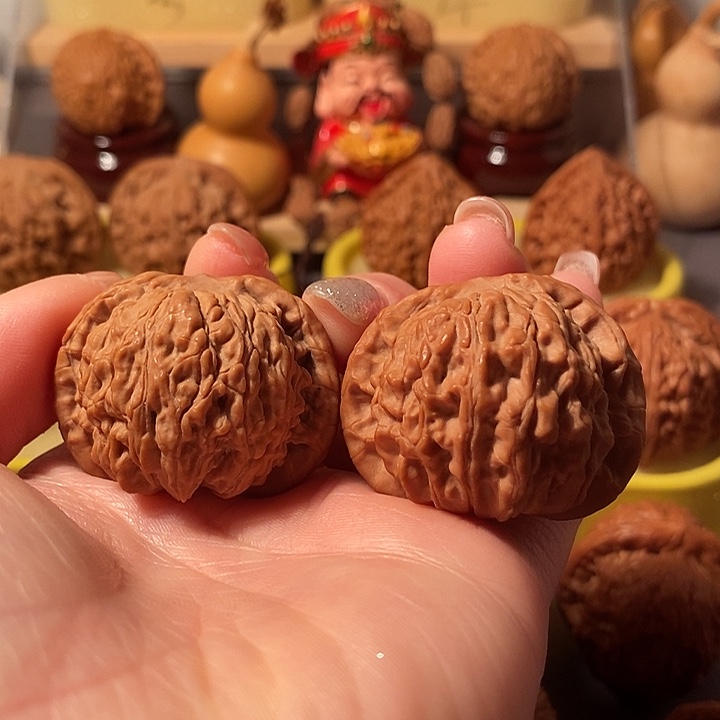 吊坠文玩核桃39红豆