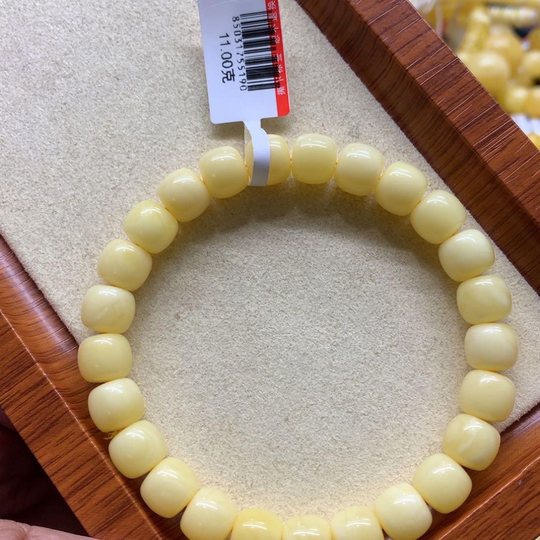 蜜蜡手链未镶嵌蜜蜡