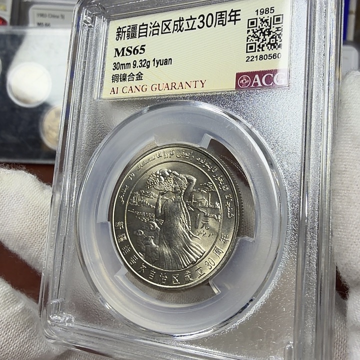 其他普通金属新疆纪念币一枚