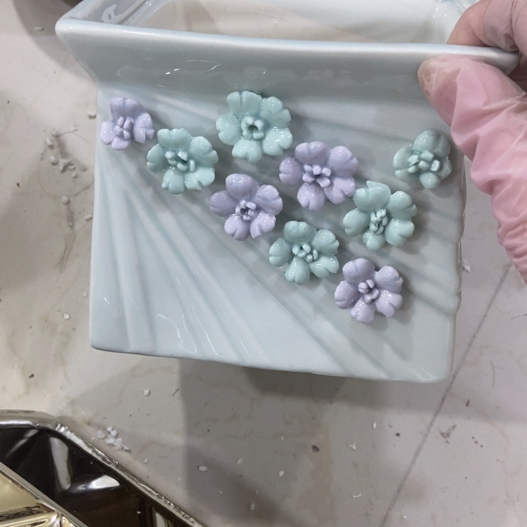 红陶高温陶瓷花盆