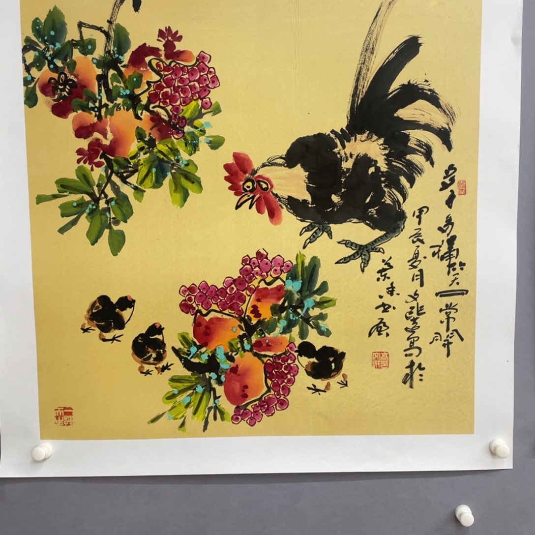 国画艺术家真人手绘