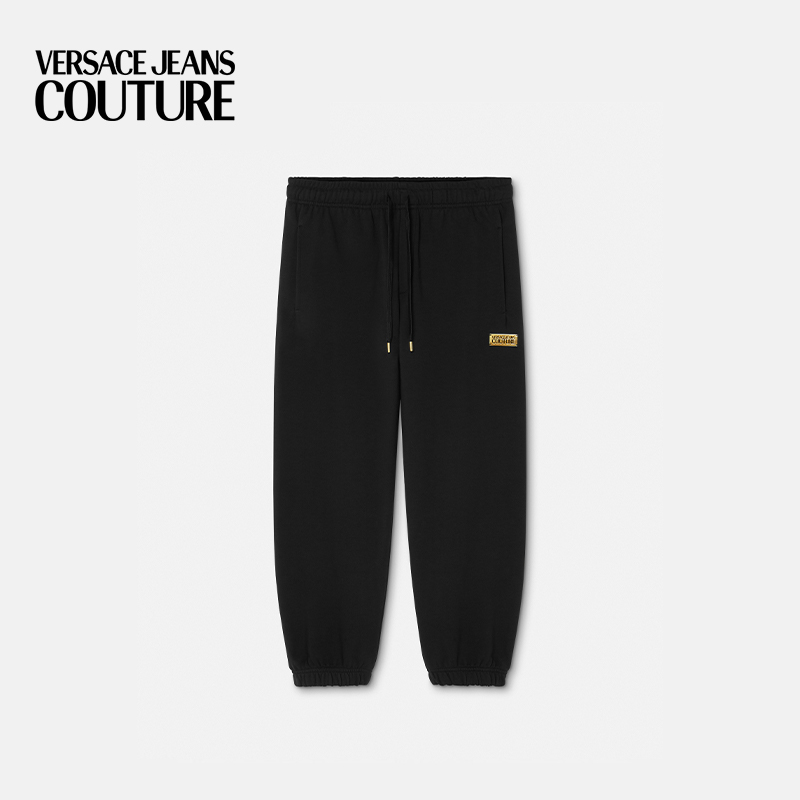【季末优惠】VERSACE JEANS COUTURE 男士运动裤休闲舒适长裤