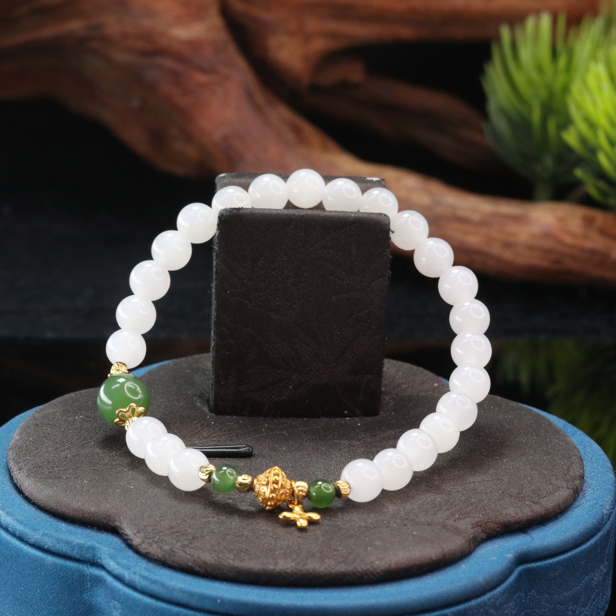 2和田玉S925羊脂白手串/901258北京中保拍卖