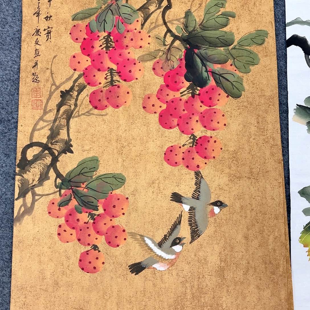国画纯手工纯手工