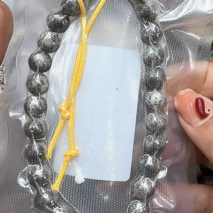 星月菩提手串406高端黑灰星月菩提0.9圆手持