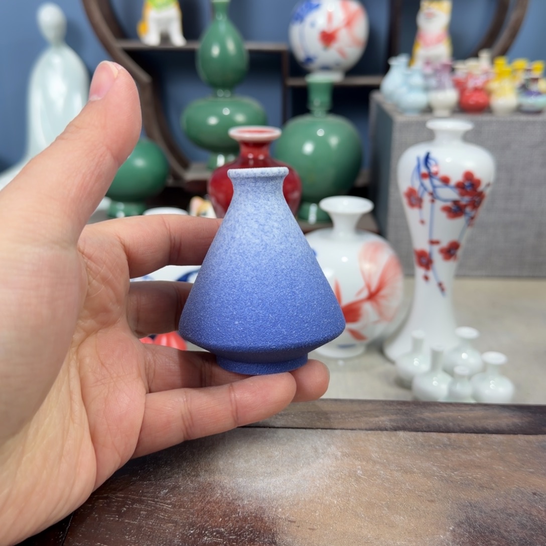 陶瓷手工小花器摆件