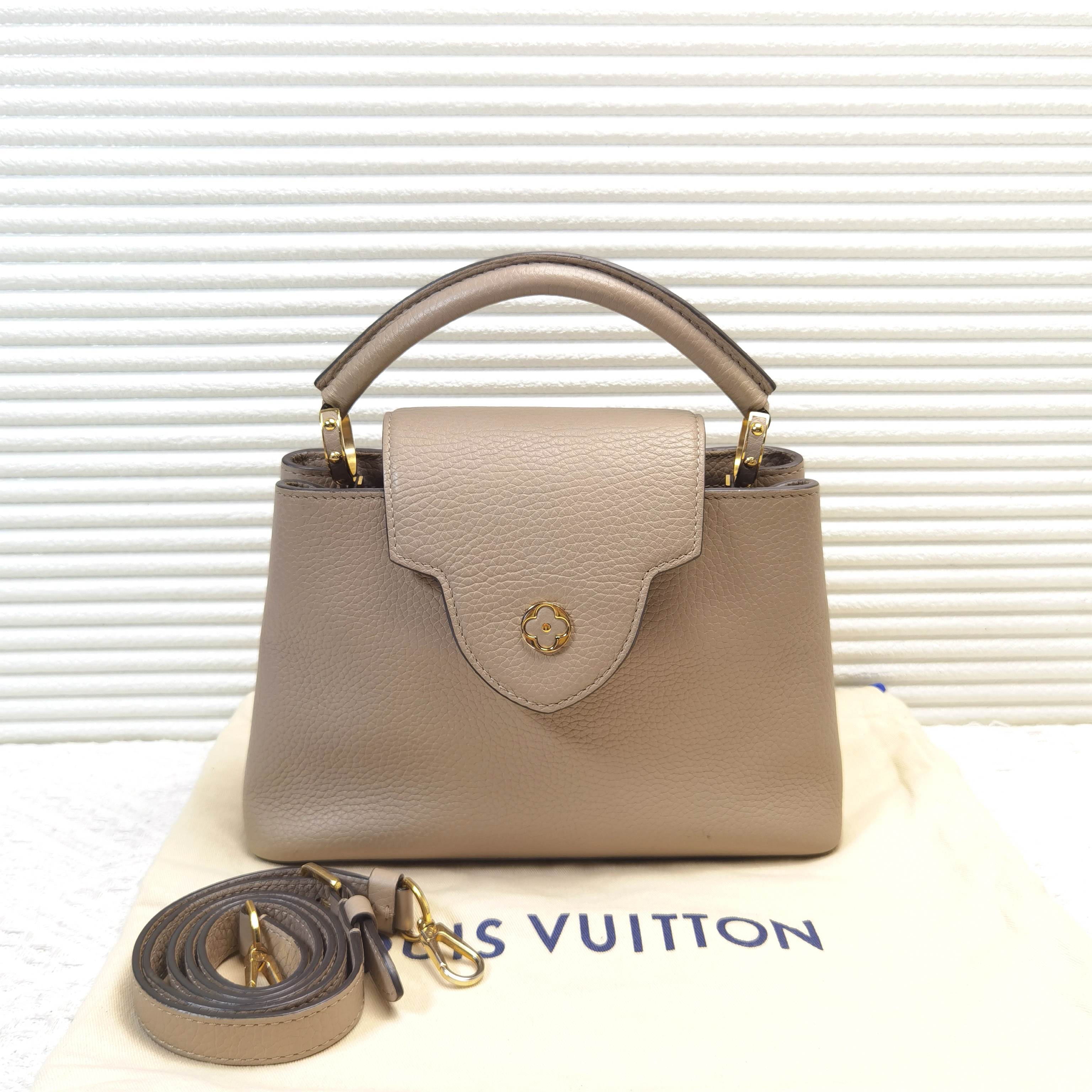 95新 LouisVuitton/路易威登 LV Capucines卡普辛 手提包单肩背