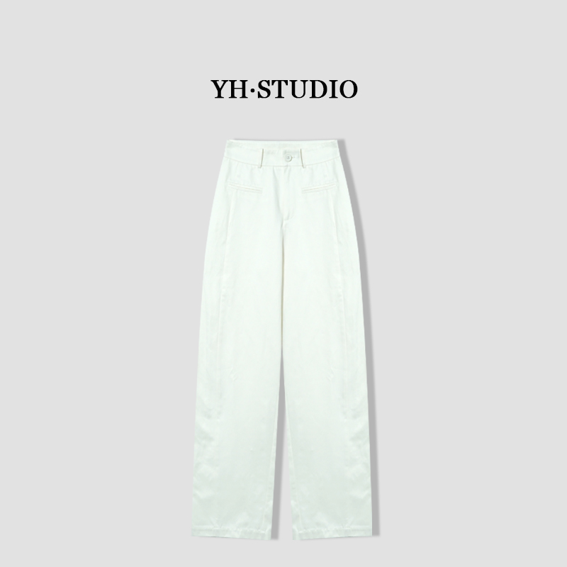 【艺涵】显瘦裤~2025早春夏季新款显瘦时尚凉爽窄版高腰裤子31489