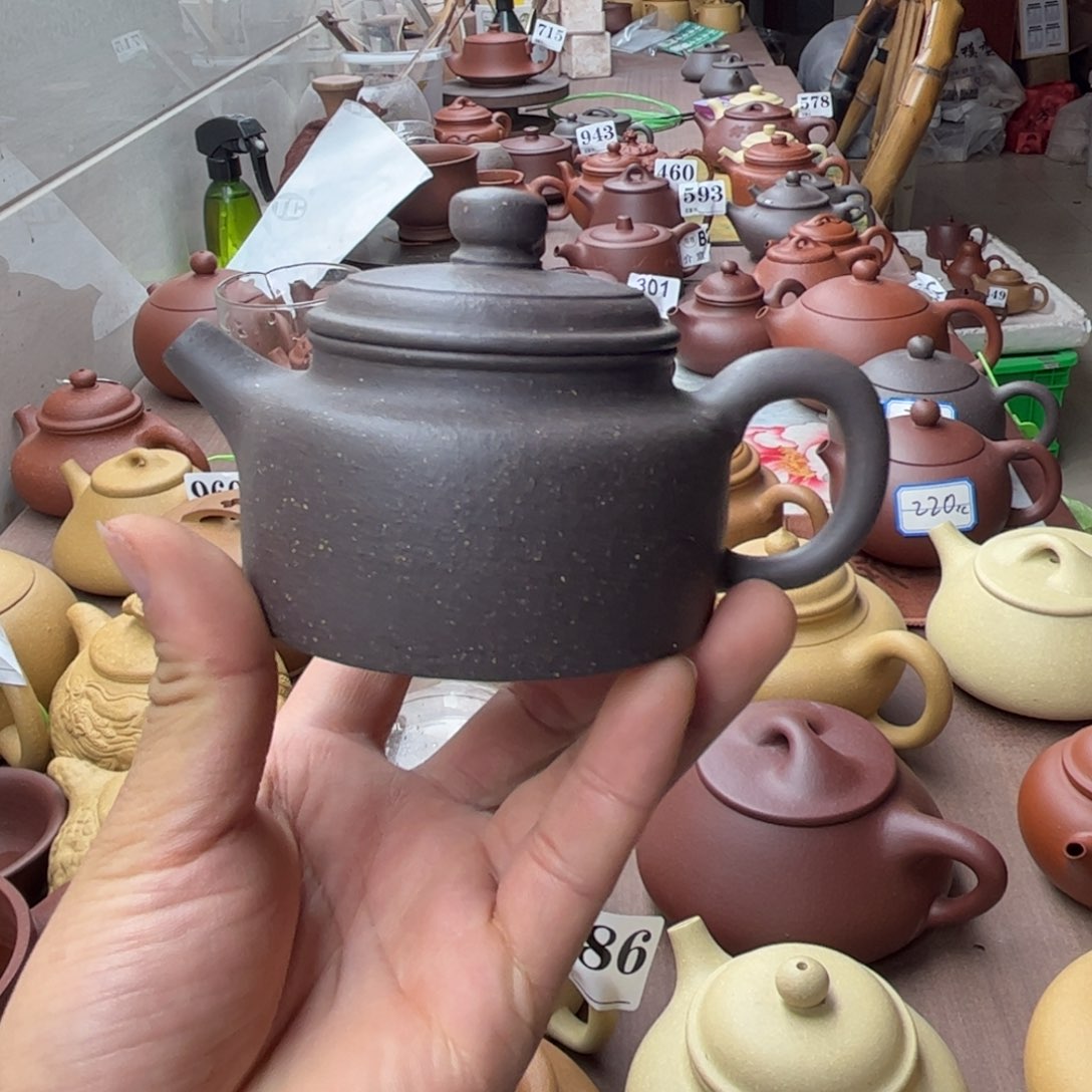 紫砂茶壶天青德中160左右