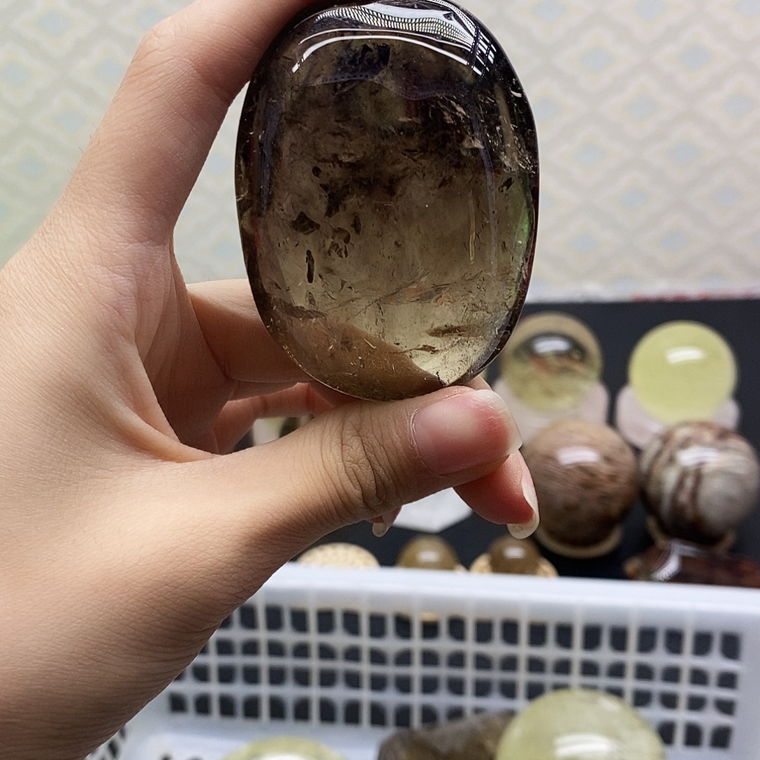 珠宝半成品水晶未镶嵌344水晶石