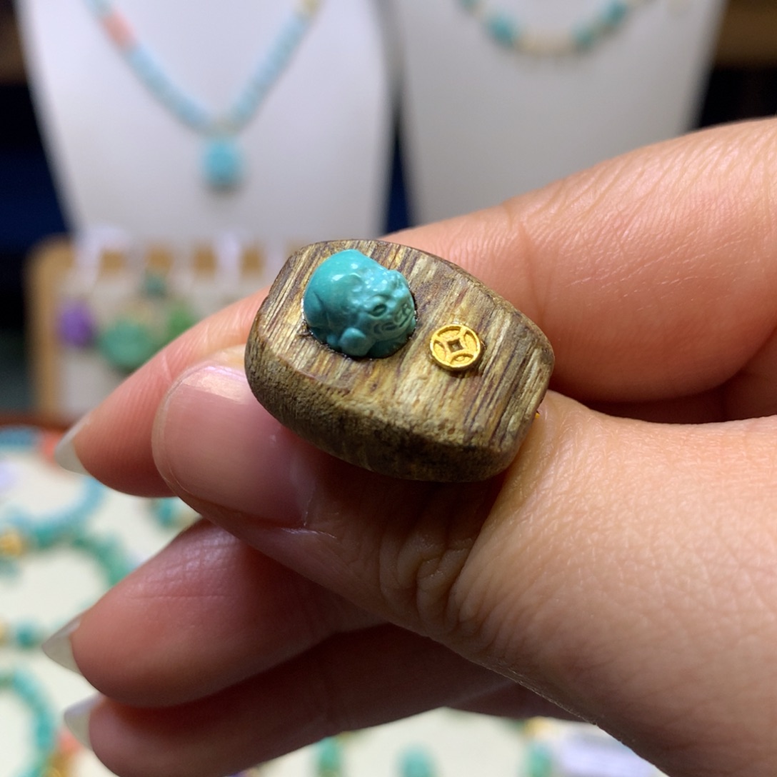 绿松石未镶嵌配饰