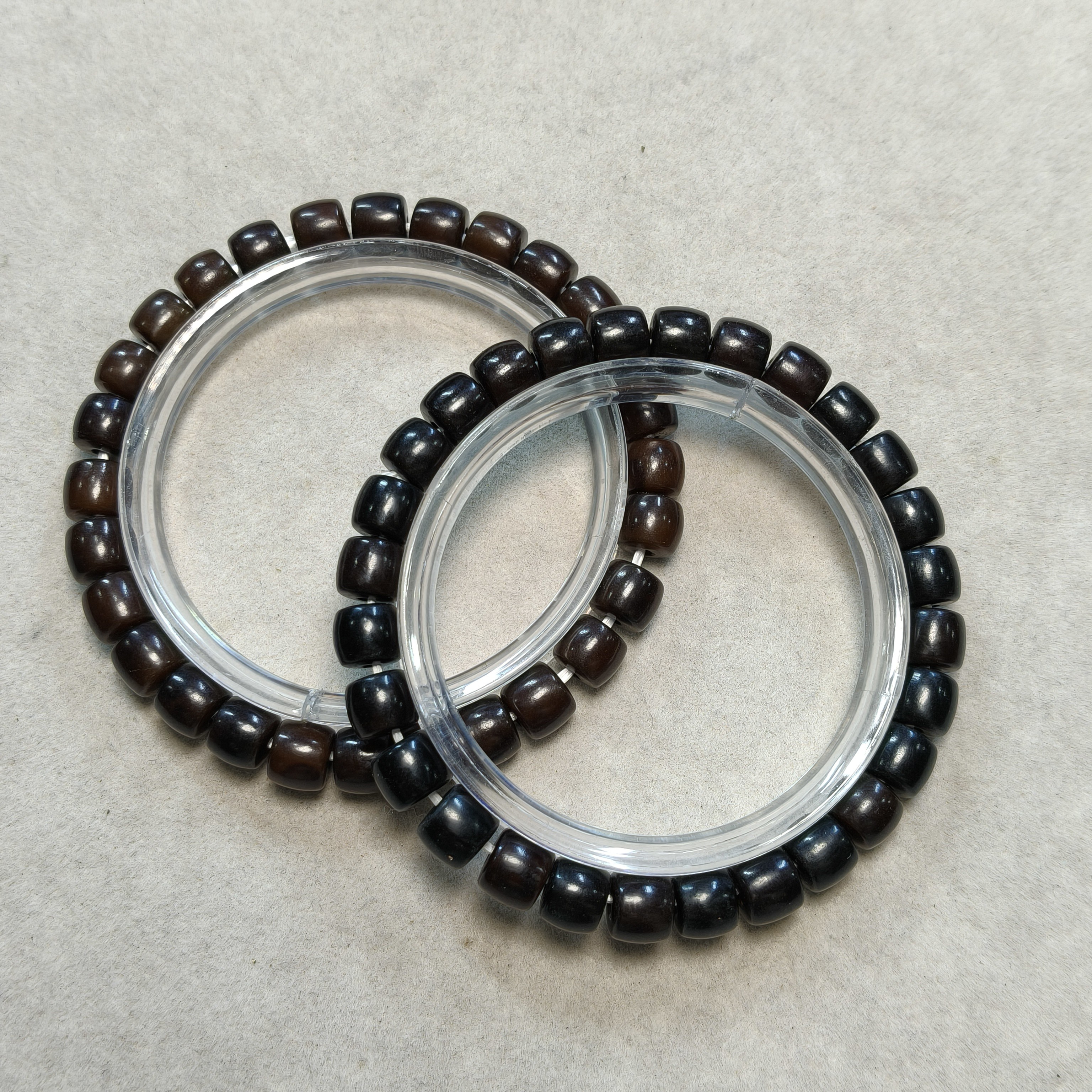 A522 原生态黑金库克 卡0.8直切单圈手串（多样性发其一）