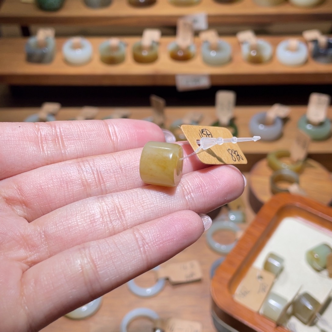 和田玉戒指未镶嵌F***s154