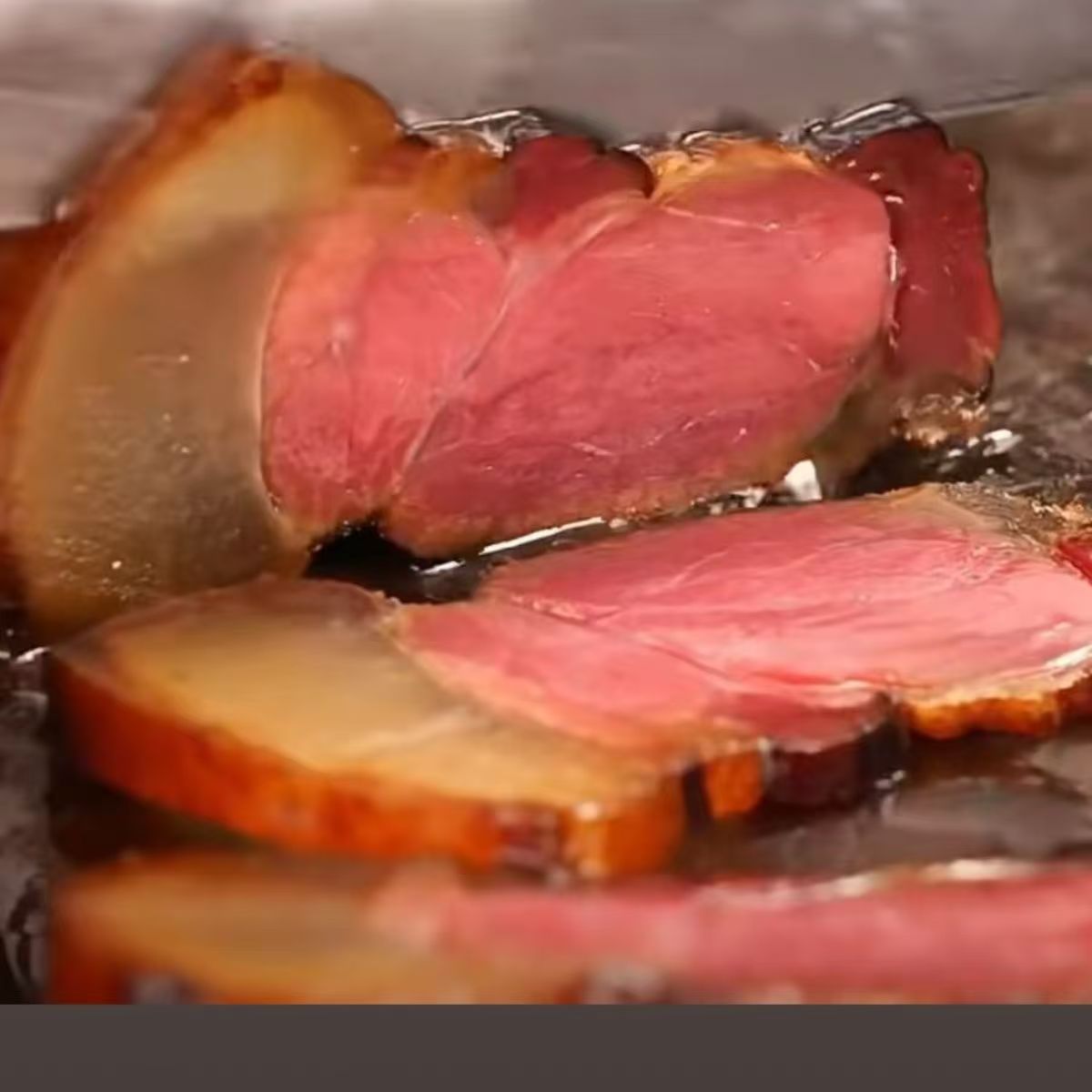 宜宾土特产柴火烟熏透明水晶猪腊肉切片二刀腊肉耐储存