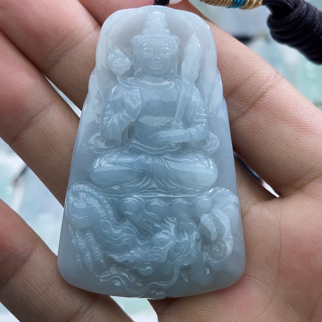 颈饰未镶嵌翡翠拼***狼翡翠