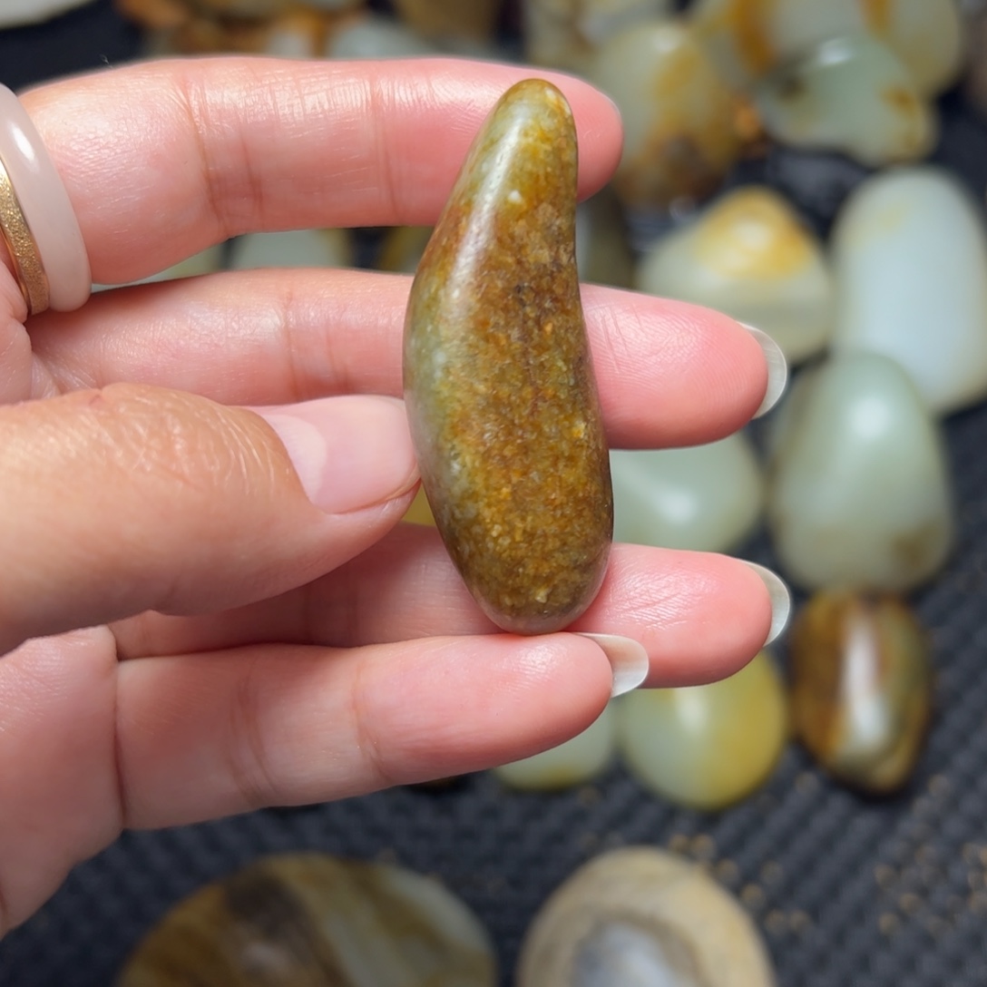 和田玉未镶嵌挂件21